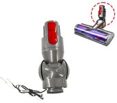 Compatible with Dyson Vacuum Cleaner Direct Drive Electric Floor Brush Elbow Connector With Wheels V8/V10 Repair Suction Head Accessories