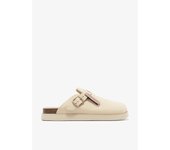 D.Franklin Vibe Clog Buckle Zuecos Mujer beige