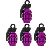 AUTCOAT 4Pcs/Set Universal Car Truck Motocycle Wheel Tyre Valve Caps Bicycle Tire Air Valve Cover