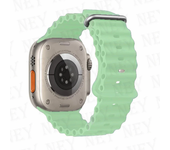 Ocean silicone strap for Apple Watch Ultra2 49mm 45mm 40mm 44mm 41mm sport bracelet for apple watch bands serie 9 8 7 6 5 4 3 SE