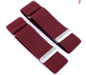 1Pair Men Shirt Adjustable Armband Sleeve Fashion Arm Band Hold Up Garter Bartender Cuff Holder High Density Elastic Band