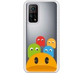 Funda compatible con Xiaomi Mi 10T/Mi 10T Pro - Comecocos y Fantasmas de Frente