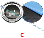 1PC 150mm car trunk emblem sticker high quality for Mustang 5.0 ROUSH SHELBY GT 500 Cobra LAGUNA SECA trunk personalized styling