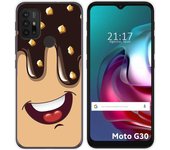 Funda Gel Tpu para Motorola Moto G10 / G20 / G30 diseño Helado Chocolate Dibujos