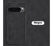 Luxury Sheepskin Leather Case for Google Pixel 9 Pro XL 8 8A 7 7A 6 6A Pro 4G 5G Soft Camera Protect Bumper Silicone Phone Cover