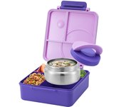 Four-Grid Lunch Box With Insulated Soup, For Teenagers And Workers At School, Canteen, Back School