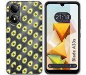 Funda Silicona para Zte Blade A33s diseño Aguacate Dibujos