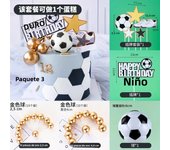 Football Boy Cake Decoration Football Field Player Doll Cupcake Top Happy Birthday Decoration Sports Children's Party Supplies