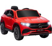 HOMCOM Coche Eléctrico para Niños Mercedes-Benz EQA Coche de Batería 12V con Control Remoto Música Bocina Velocidad 3-8 km/h para Niños de 3-8 Años 111,5x69x52,5 cm