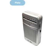 LIFA Radio tradicional FM/AM pequeño con antena telescópico, radio portátil pequeño ICF961