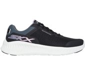 Cómoda  Zapatilla mujer Skechers SLIP-INS GO WALK NOW de suave y cómodo tejido negro. Diseño Heel Pillow para calzar sin manos. Plantilla Air Coled Goga Mat amortiguadora Altura Tacón bajo (1-3 cm) Referencia 125640-BKLV
