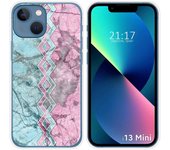 Funda Silicona compatible con iPhone 13 Mini (5.4) diseño Mármol 08 Dibujos