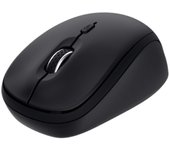 Ratón mini inalámbrico trust yvi+ multidispositivo/ hasta 1600 dpi/ negro