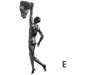 Athlete Rock Climbing Man Resin Background Wall Hanging Decoration Sculpture Statue Figures Creative Rock Climber Statue Pendant