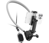 martvsen S7 PRO Camera Neck Holder Mount with Phone Clip POV Camera Necklace Mounting for GoPro Hero 12/11/10/9 Vlog Accessories