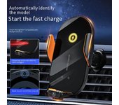 Soporte Móvil Coche, Soporte Inalámbrico Inteligente para Teléfono Móvil de Coche de 66W que Identifica Automáticamente El Modelo y Inicio La Carga
