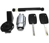 Kit de reparación de cerradura de capó y pestillo con 2 llaves para Focus Mk2 (2004-2012) C-max (2007-2010) 7