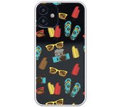Funda compatible con iPhone 12 Mini - Patron summer