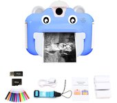 Cámara Infantil para Impresión Instantánea con Impresora Térmica Juguete de Niña para Fotos Digitales Cámara de Niño para Video Regalo de Cumpleaños