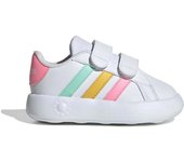 Zapatillas Adidas Grand Court 2.0 para niños en color blanco