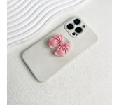 Cute Colorful Bowknot Phone Grip Expandable Desktop Stand Macaron Resin Butterfly Knot Foldable Holder Mobile Accessory