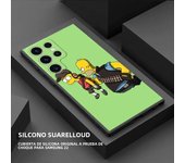 The-Simpsons Homer Marge Bart Maggie Phone Case for Samsung Galaxy S23 Ultra S22 S21 FE S20 S10 S10E Note 20 10 Plus Coque
