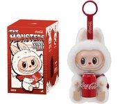 Labubu os monstros batimento cardíaco macaron esmalte rosto caixa cega estatueta de pvc bonito pingente ornamento boneca decoraç