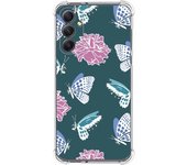 Funda Silicona Antigolpes para Samsung Galaxy A34 5G diseño Flores 10 Dibujos