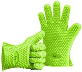 2 manoplas de silicona para Horno para Cocina, Guantes para barbacoa, juego, par, Guantes para Horno resistentes al Calor