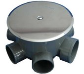 Hidrotecnoagua Bote Sifónico PVC T-85: Bote sifónico de alta calidad en PVC, ideal para sistemas de drenaje y fontanería eficientes.