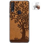 Tumundosmartphone Funda Gel Tpu para Alcatel 1S 2020 / 3L 2020 diseño Cuero 03 Dibujos
