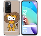 Funda Silicona para Xiaomi Redmi 10 (2021/2022) diseño Leon Dibujos