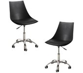 Pack 2 Sillas Blok Office - Negro