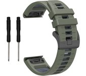 22mm 26mm Width Soft Silicone Watch Strap For Garmin Fenix 8 7 7X Pro 6 6X 5 5X Plus QuickFit Band For Epix Pro Gen 2 47mm 51mm
