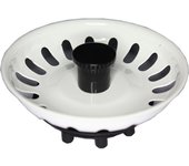 FILTRO DE REJILLA DE FREGADERO. TIPO "TEKA" COLOR BLANCO Ã˜7,7cm (ENVASADO)