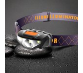 Mini Head Lamp 3 Modes Waterproof LED Flashlight Headlight Headlamp Torch Lanterna with Headband Use AA Battery