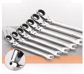 Adjustable Ratchet Wrench 8mm-10mm Repair Quick Wrench Bike Cars Mechanical Workshopl Hand Tool Box Keys Kit Socket