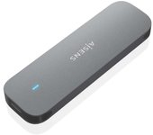 Caja externa para disco ssd m.2 sata aisens asm2-006gry/ usb 3.1/ sin tornillos
