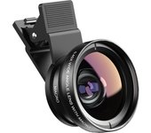 APEXEL New HD 37MM 0.45x Super Wide Angle Lens with 12.5x Super Macro Lens for iPhone Samsung Smartphones Camera Phone lens Kit