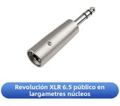 1/4 Inch Male To 3 Pin XLR Female Adapter Stereo 6.35 Mm Female To3-Pin XLR Male Mixer Juitar Microphone Connector 6.5-XLR Plug
