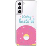Funda compatible con Samsung Galaxy S21 Plus - S30 Plus (4G/5G) - Estoy hasta el donut