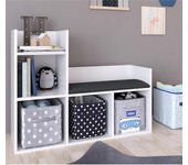 Estantería infantil de madera Estantería para libros Banco Estantería para juguetes infantiles Zapatero Lelus Estantería infantil de madera Estantería para libros Banco Estantería para juguetes infantiles Zapatero Lelus
