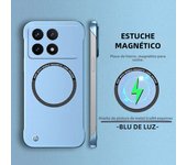 Magnetic Metal Painting Ultra Thin Frameless Phone Case For XIAOMI Poco X6 F6 F5 Pro F3 Wireless Charging Cases Cover