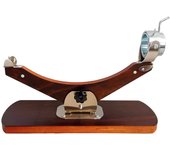 JAMONERO PROFESIONAL BASCULANTE Y GIRATORIO 360º MODELO SENSACIONES BICOLOR *REGALO DE CUBRE JAMON+CUCHILLO JAMONERO+CHAIRA* ***ENVIO GRATIS***  *Jamoneros Verde Sur*  *Fabricado en España*
