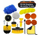 New Car Cleaning Kit Scrubber Drill Detailing Brush Set Air Conditioner Vents Towel Polisher Car Auto Detailing Tools