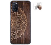 Tumundosmartphone Funda Gel Tpu para Oppo A52 / Oppo A72 diseño Madera 06 Dibujos