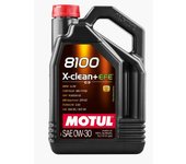 Aceite Motul 8100 X-clean + Efe 0w-30 4x5l   Ce U