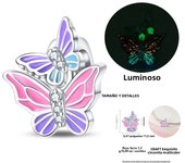 Original Charms 925 Silver Luminous Secret Elk & Green Apple Charm Fits Pandora Original Bracelet For Women Diy Jewelry Gift New