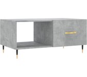 vidaXL Mesa de centro madera contrachapada 90x50x40 cm Blanco, Negro, Blanco brillante Mesita de Salón o Comedor o Auxiliar Mesa de Café Meuble Salón