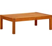 vidaXL Mesa de jardín de madera de acacia maciza 85x57x29 cm